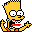 Terrified Bart icon